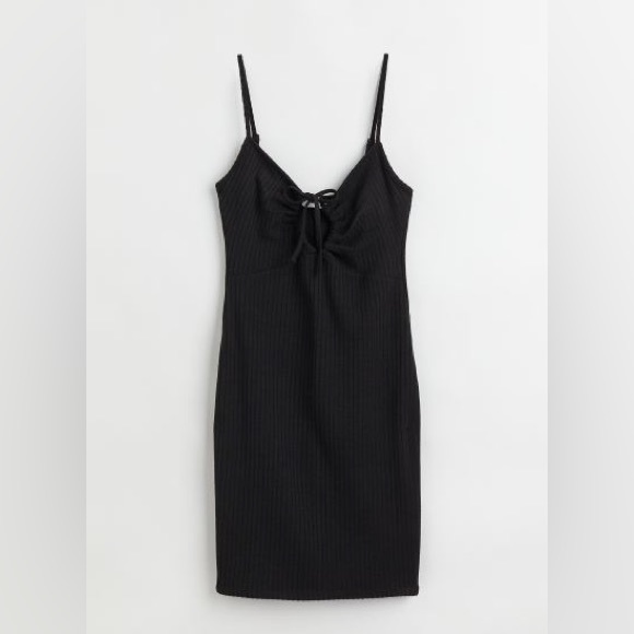 Ribbed Jersey bodycon dress sizes S, M, XL - Picture 1 of 2